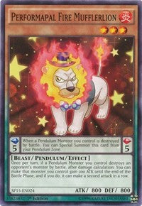 Performapal Fire Mufflerlion [SP15-EN024] Common | Exor Games Dartmouth