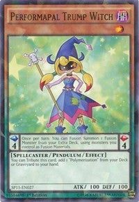 Performapal Trump Witch [SP15-EN027] Shatterfoil Rare | Exor Games Dartmouth