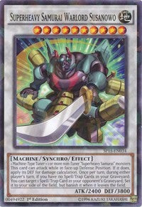 Superheavy Samurai Warlord Susanowo [SP15-EN034] Shatterfoil Rare | Exor Games Dartmouth