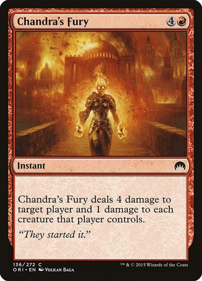 Chandra's Fury [Magic Origins] | Exor Games Dartmouth