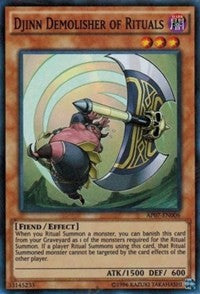 Djinn Demolisher of Rituals [AP07-EN006] Super Rare | Exor Games Dartmouth