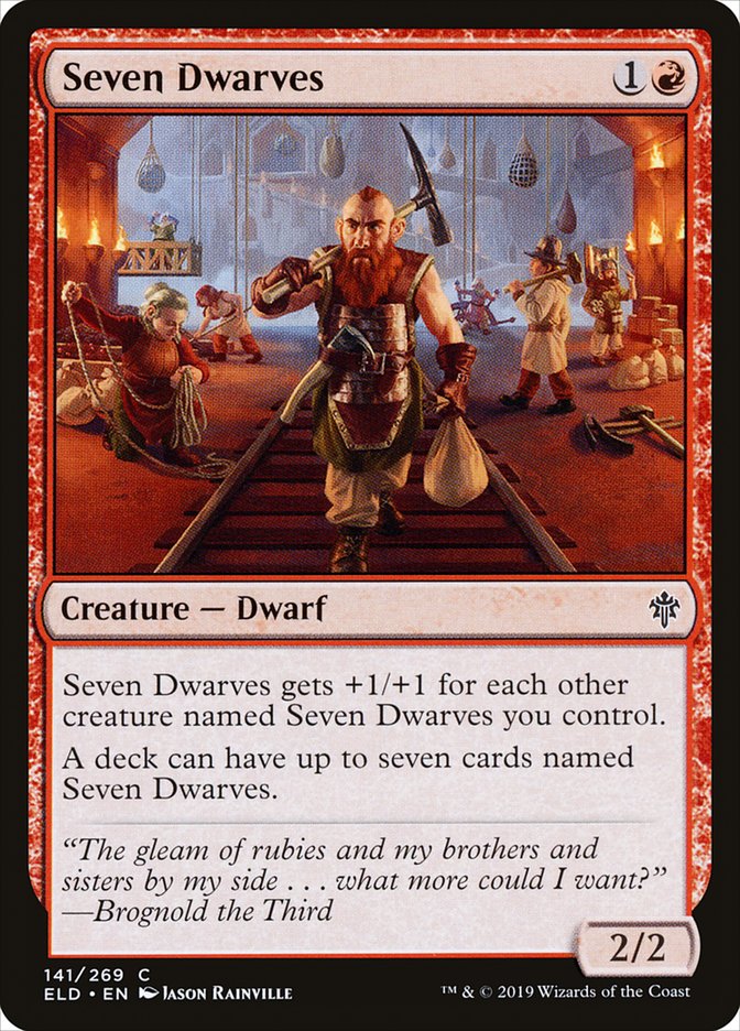 Seven Dwarves [Throne of Eldraine] | Exor Games Dartmouth