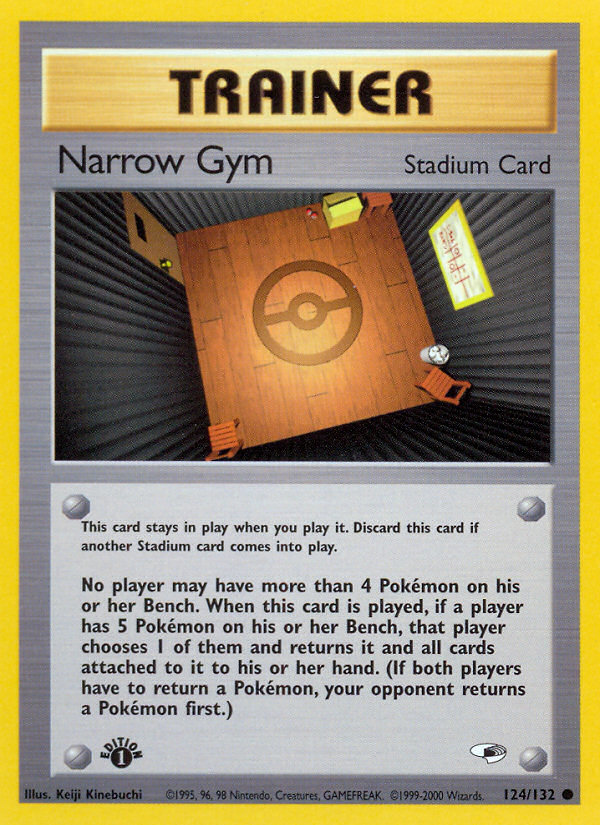 Narrow Gym (124/132) [Gym Heroes 1st Edition] | Exor Games Dartmouth