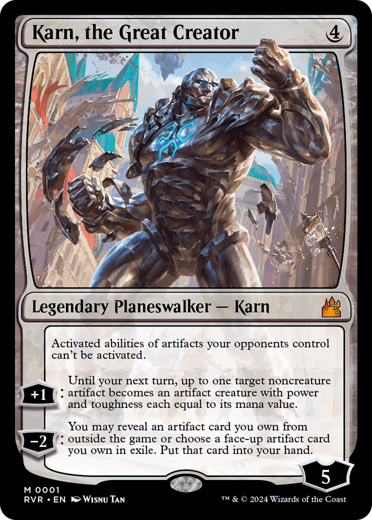 Karn, the Great Creator [Ravnica Remastered] | Exor Games Dartmouth