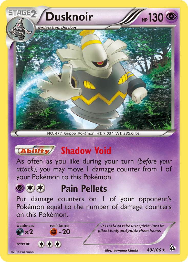 Dusknoir (40/106) [XY: Flashfire] | Exor Games Dartmouth