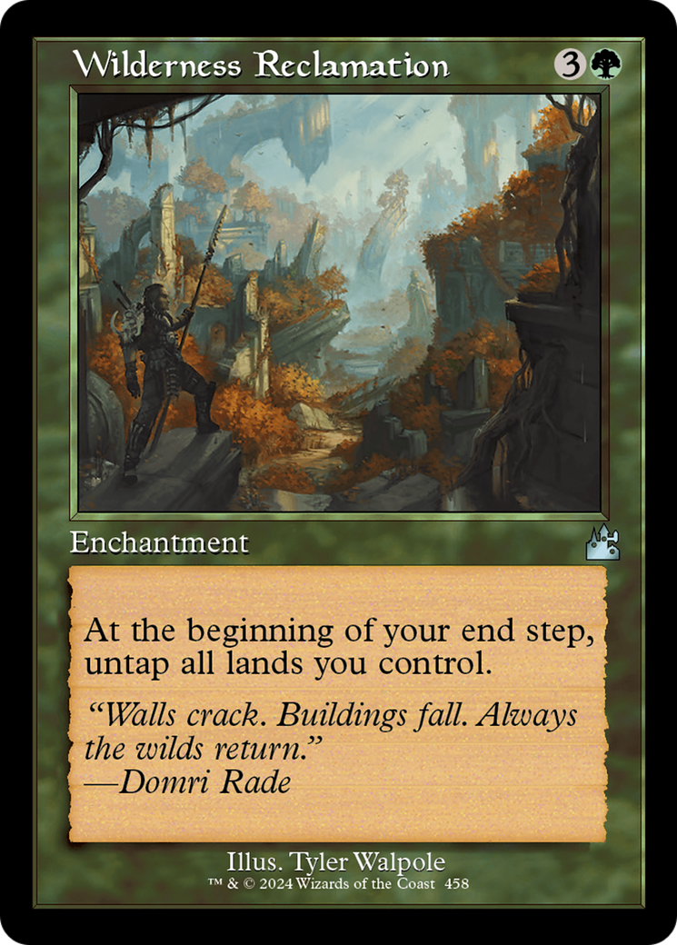 Wilderness Reclamation [Ravnica Remastered] | Exor Games Dartmouth