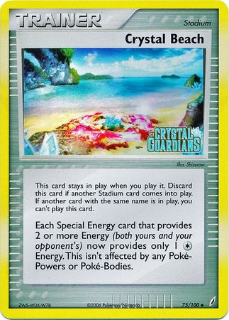 Crystal Beach (75/100) (Stamped) [EX: Crystal Guardians] | Exor Games Dartmouth