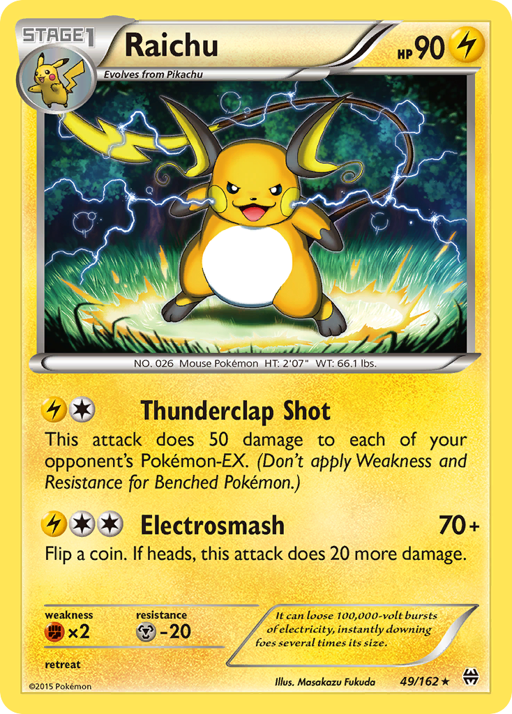 Raichu (49/162) [XY: BREAKthrough] | Exor Games Dartmouth