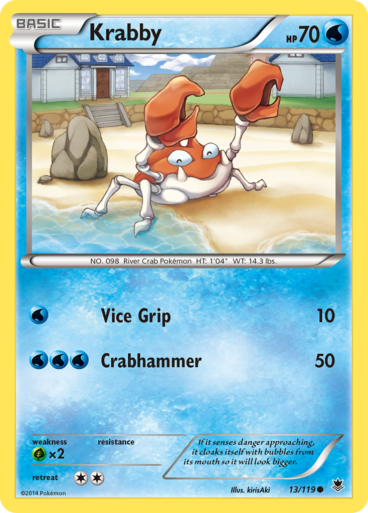 Krabby (13/119) [XY: Phantom Forces] | Exor Games Dartmouth