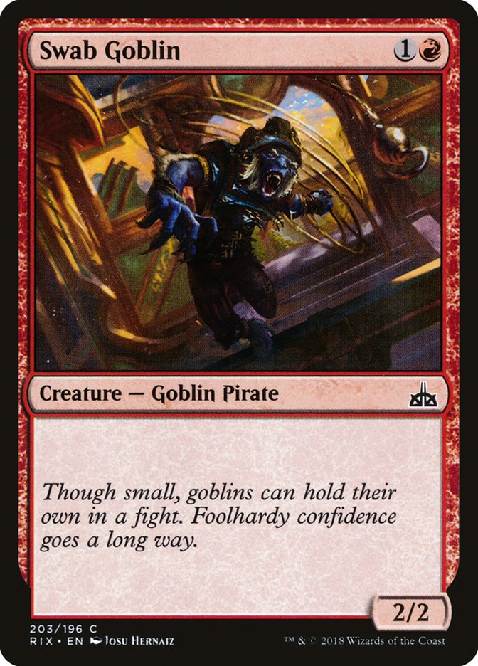 Swab Goblin [Rivals of Ixalan] | Exor Games Dartmouth