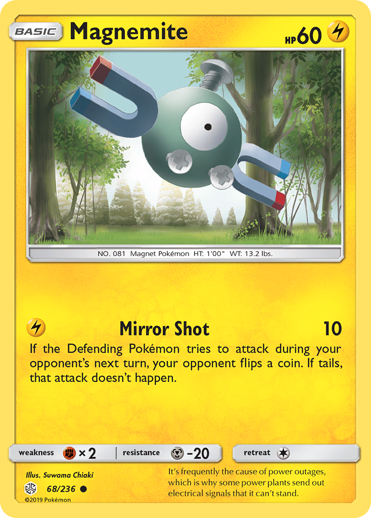 Magnemite (68/236) [Sun & Moon: Cosmic Eclipse] | Exor Games Dartmouth