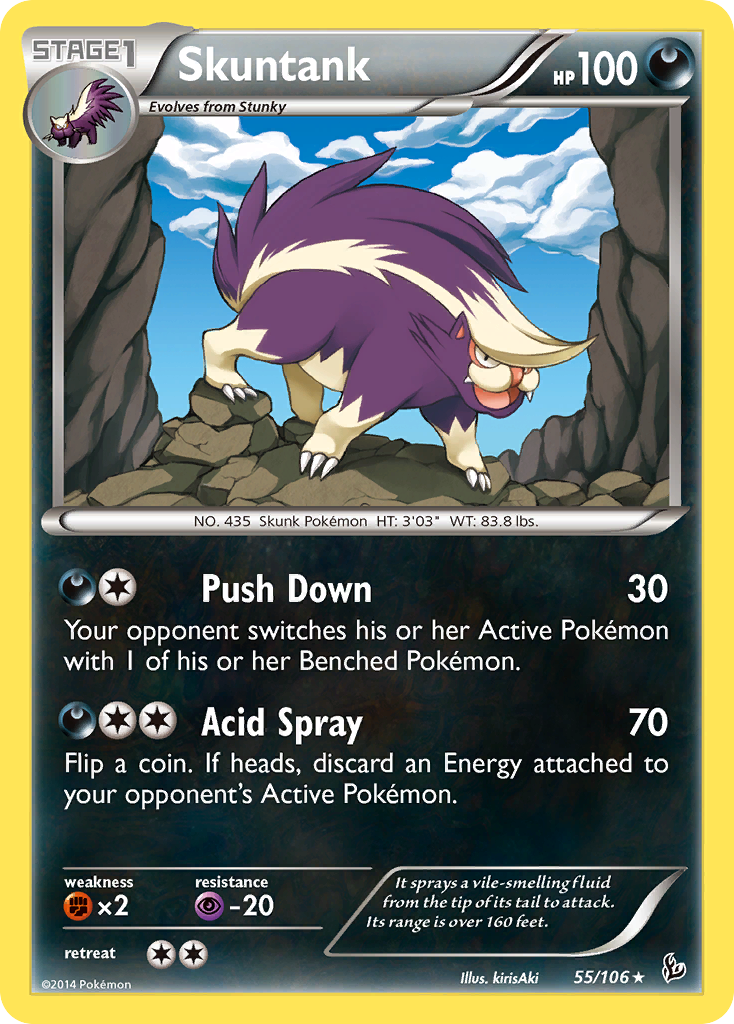 Skuntank (55/106) [XY: Flashfire] | Exor Games Dartmouth