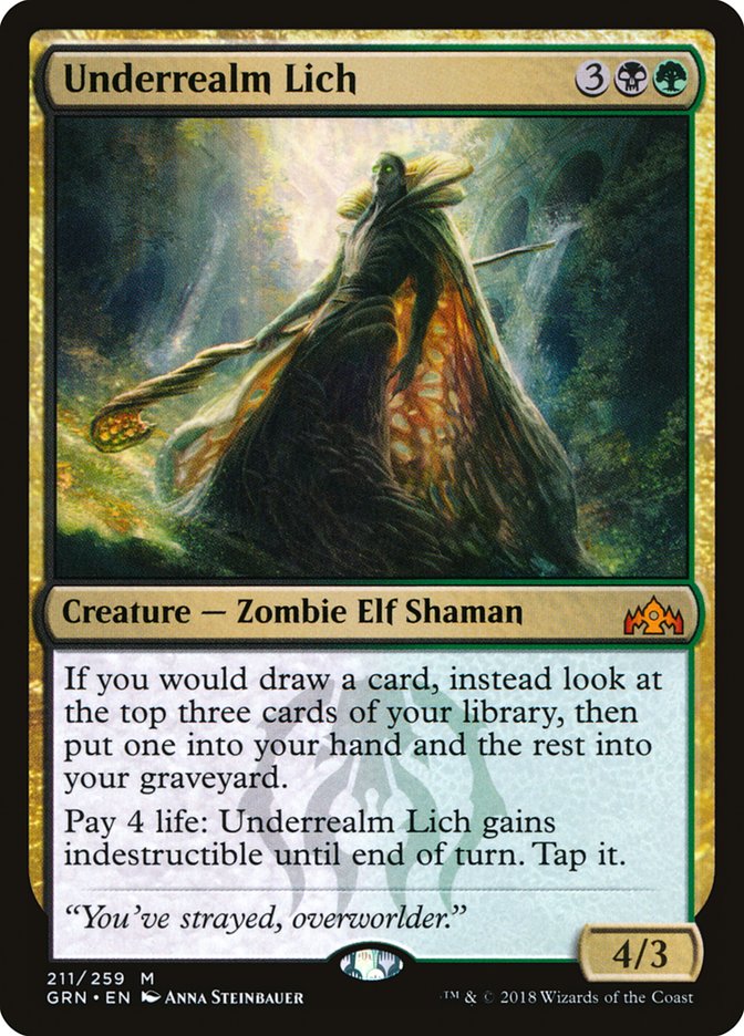 Underrealm Lich [Guilds of Ravnica] | Exor Games Dartmouth