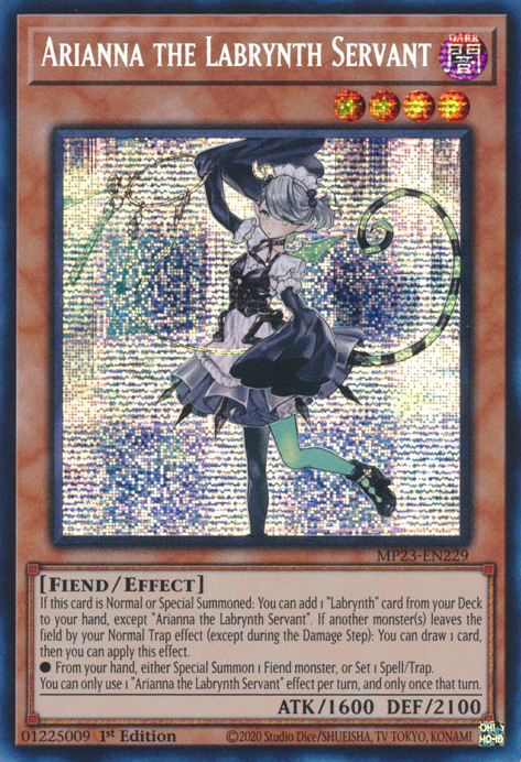 Arianna the Labrynth Servant [MP23-EN229] Prismatic Secret Rare | Exor Games Dartmouth