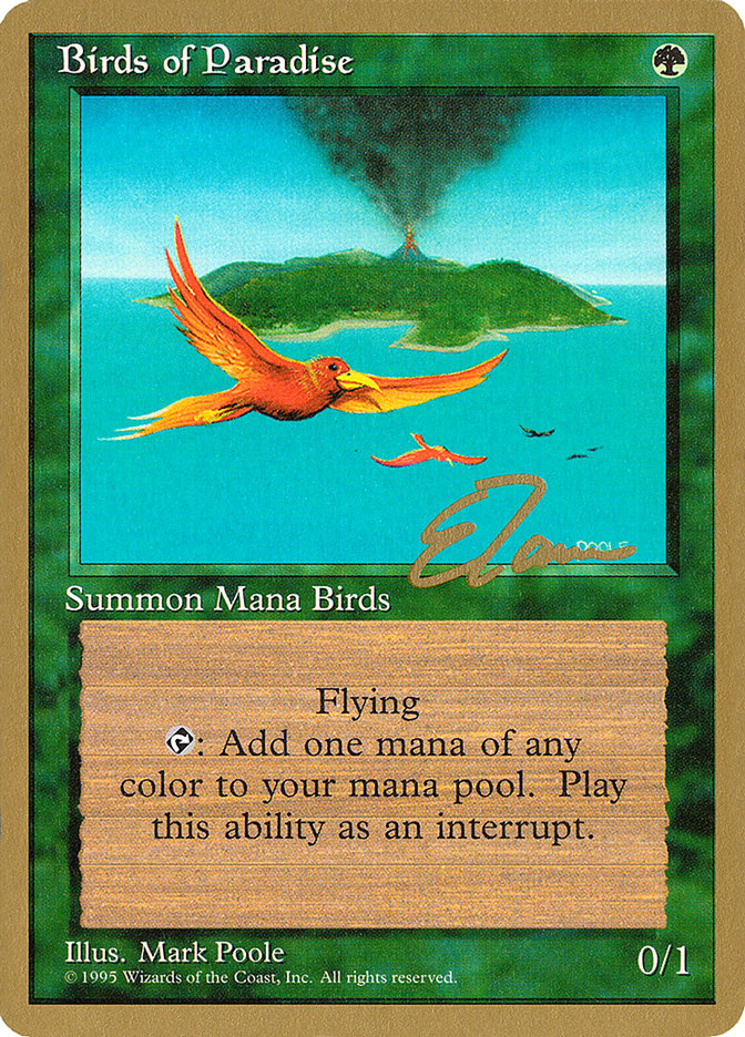 Birds of Paradise (Eric Tam) [Pro Tour Collector Set] | Exor Games Dartmouth