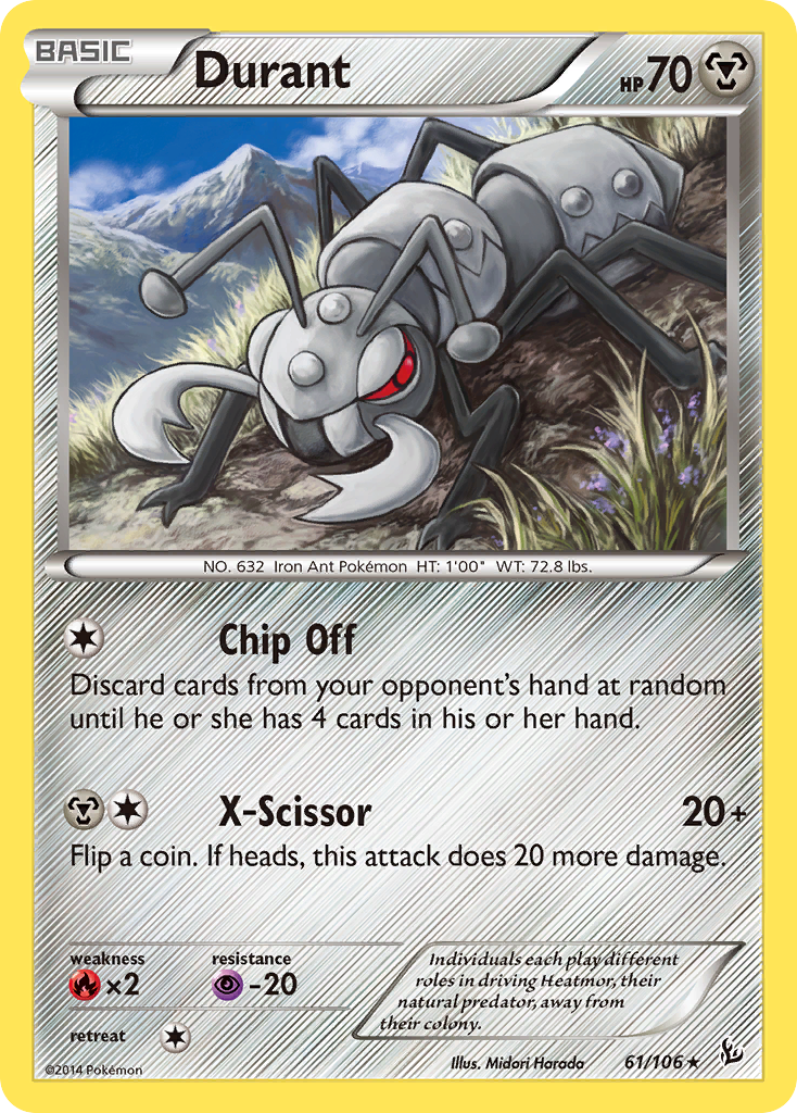 Durant (61/106) [XY: Flashfire] | Exor Games Dartmouth