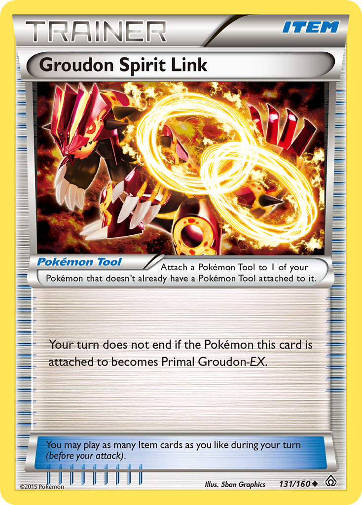 Groudon Spirit Link (131/160) [XY: Primal Clash] | Exor Games Dartmouth