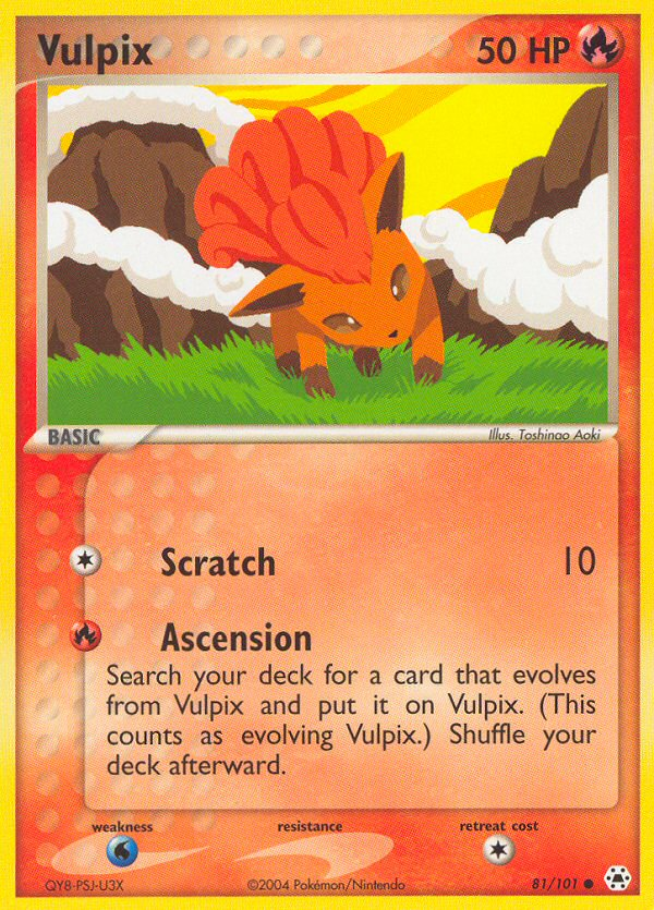 Vulpix (81/101) [EX: Hidden Legends] | Exor Games Dartmouth