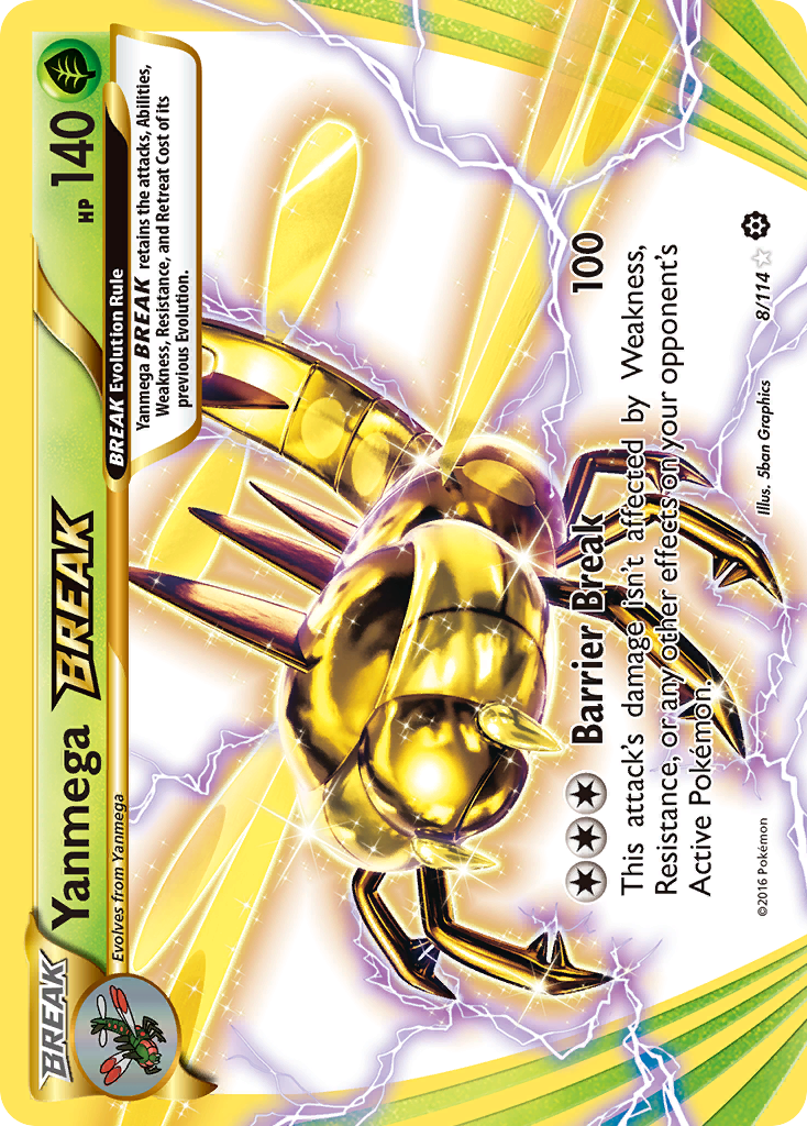 Yanmega BREAK (8/114) [XY: Steam Siege] | Exor Games Dartmouth