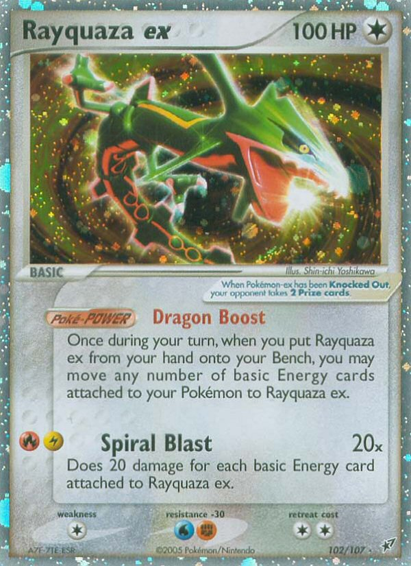 Rayquaza ex (102/107) [EX: Deoxys] | Exor Games Dartmouth