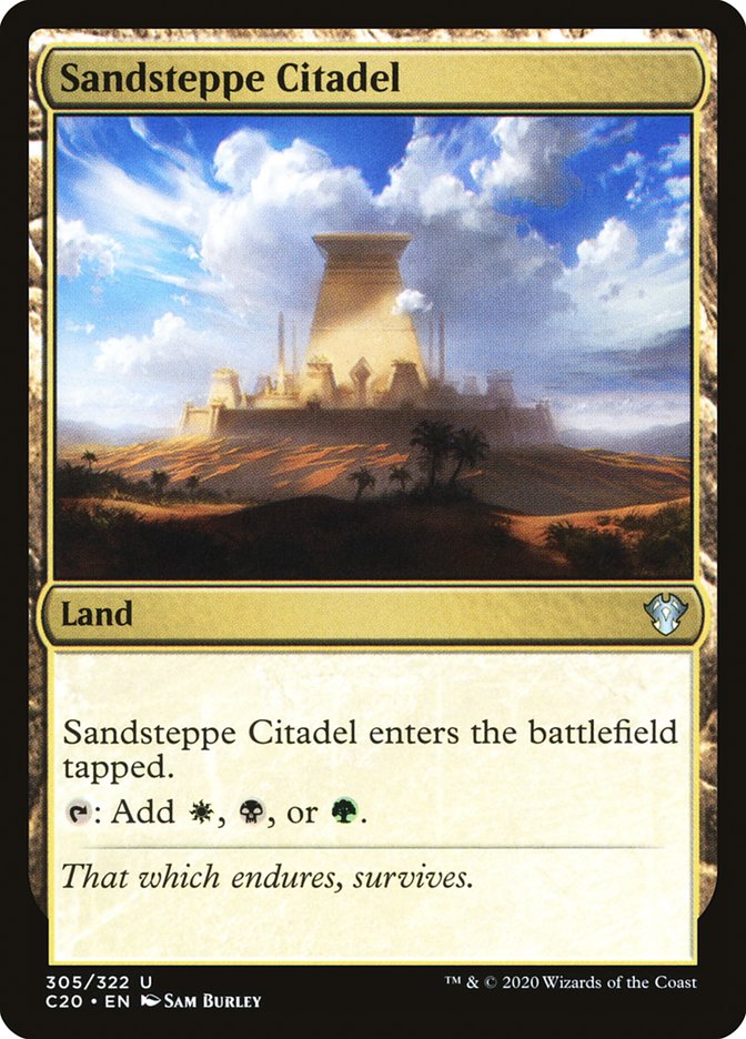 Sandsteppe Citadel [Commander 2020] | Exor Games Dartmouth