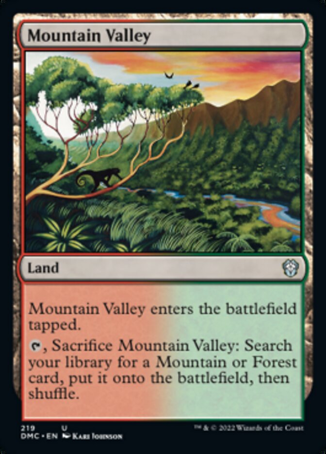 Mountain Valley [Dominaria United Commander] | Exor Games Dartmouth