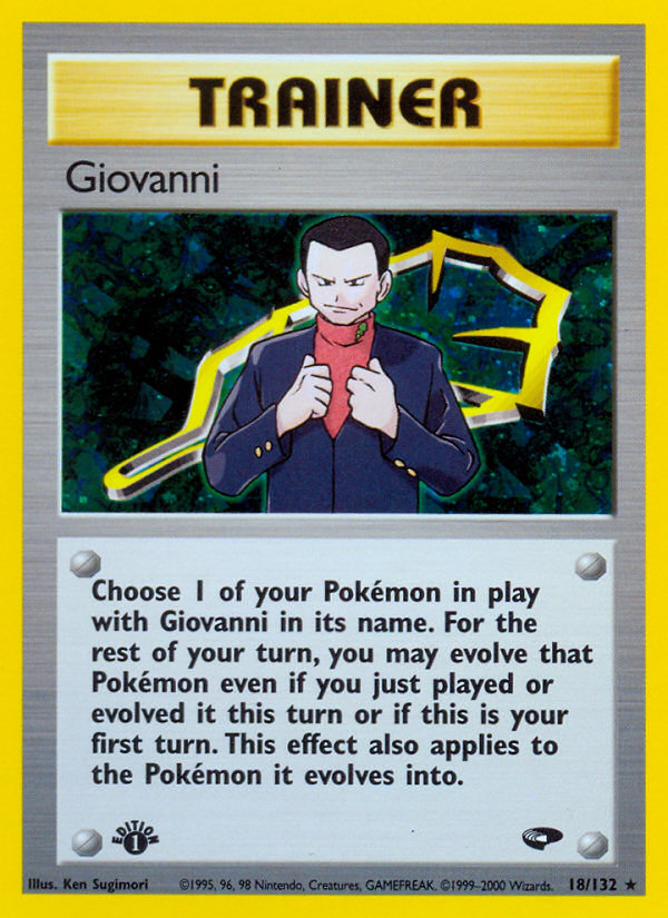 Giovanni (18/132) [Gym Challenge 1st Edition] | Exor Games Dartmouth