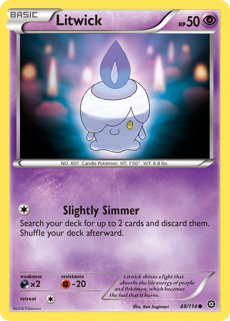 Litwick (48/114) [XY: Steam Siege] | Exor Games Dartmouth