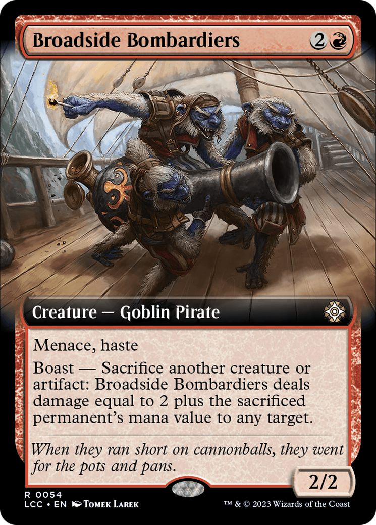 Broadside Bombardiers (Extended Art) [The Lost Caverns of Ixalan Commander] | Exor Games Dartmouth