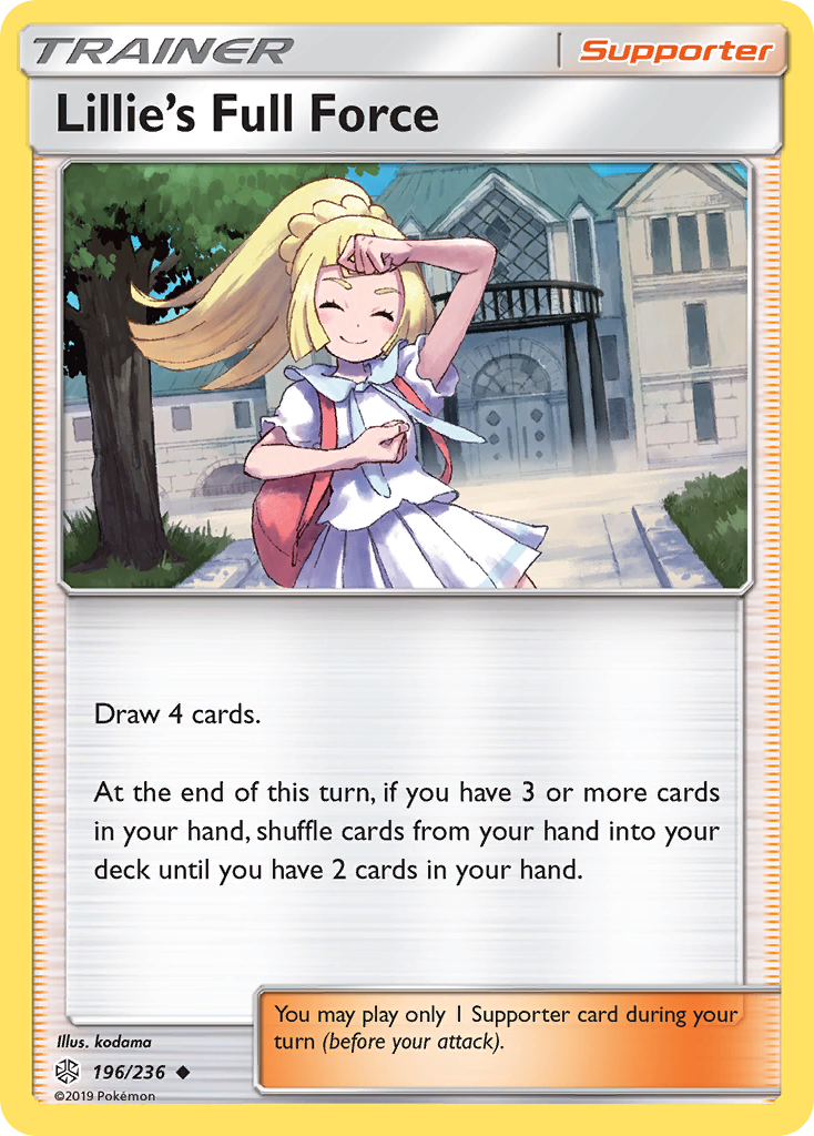 Lillie's Full Force (196/236) [Sun & Moon: Cosmic Eclipse] | Exor Games Dartmouth