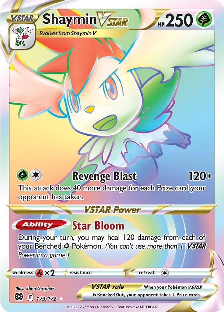 Shaymin VSTAR (173/172) [Sword & Shield: Brilliant Stars] | Exor Games Dartmouth