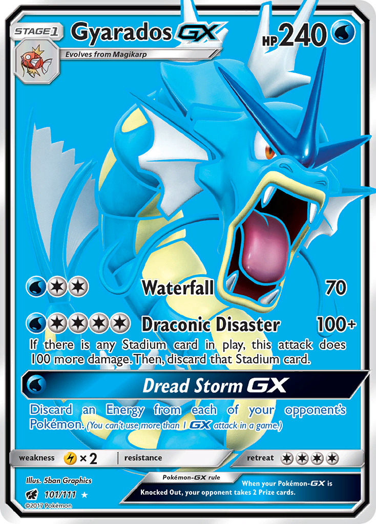 Gyarados GX (101/111) [Sun & Moon: Crimson Invasion] | Exor Games Dartmouth