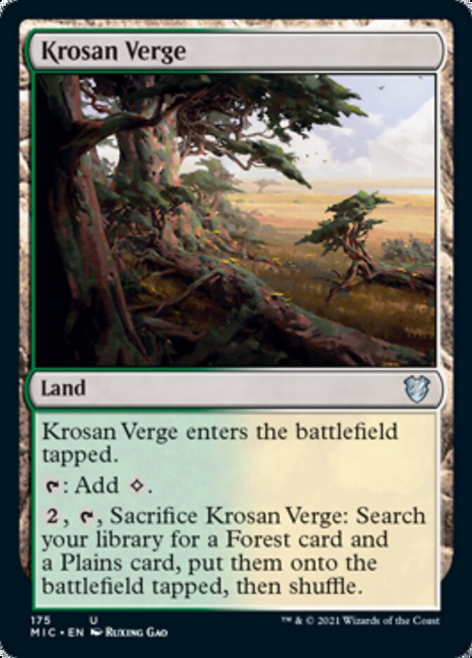 Krosan Verge [Innistrad: Midnight Hunt Commander] | Exor Games Dartmouth