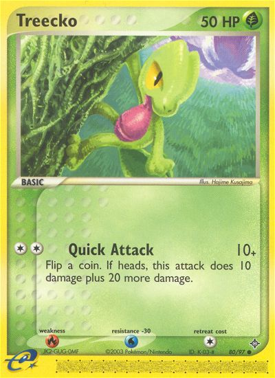 Treecko (80/97) [EX: Dragon] | Exor Games Dartmouth