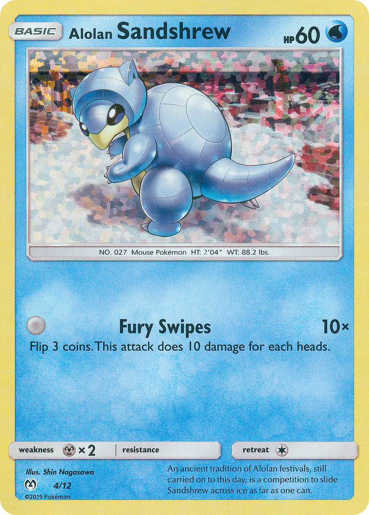 Alolan Sandshrew (4/12) [McDonald's Promos: 2019 Collection] | Exor Games Dartmouth