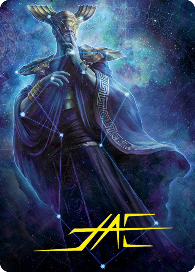 Atris, Oracle of Half-Truths Art Card (Gold-Stamped Signature) [March of the Machine Art Series] | Exor Games Dartmouth