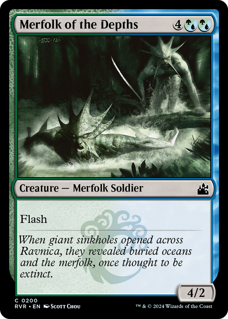 Merfolk of the Depths [Ravnica Remastered] | Exor Games Dartmouth