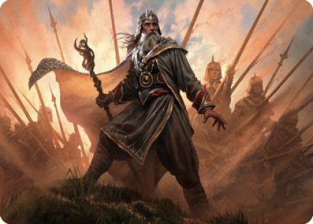 Hazezon, Shaper of Sand Art Card [Dominaria United Art Series] | Exor Games Dartmouth