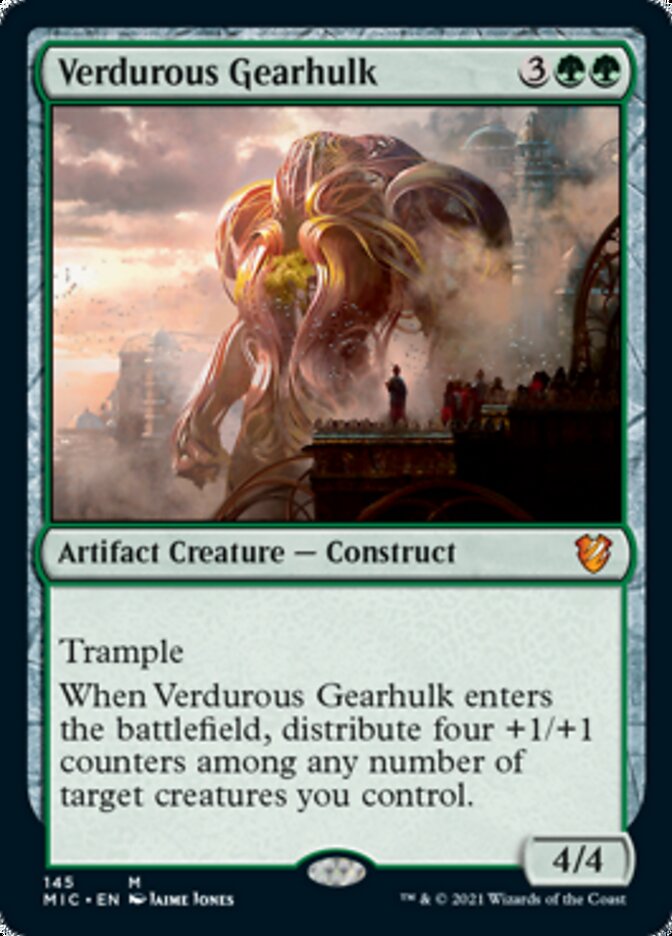 Verdurous Gearhulk [Innistrad: Midnight Hunt Commander] | Exor Games Dartmouth
