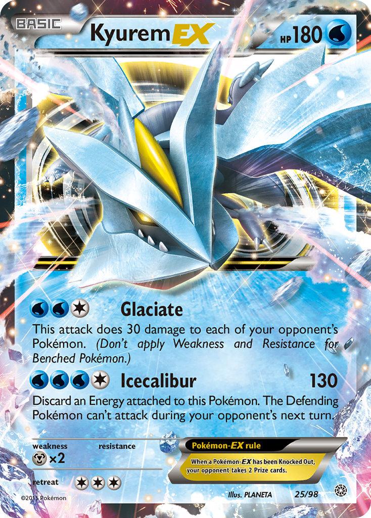 Kyurem EX (25/98) [XY: Ancient Origins] | Exor Games Dartmouth