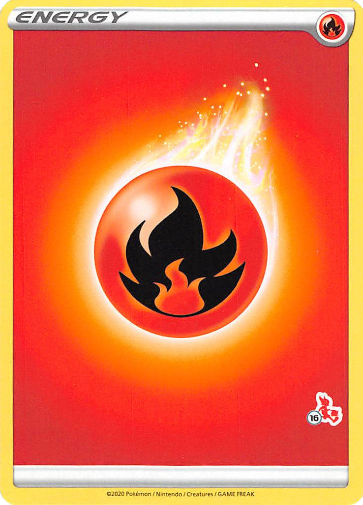 Fire Energy (Cinderace Stamp #16) [Battle Academy 2022] | Exor Games Dartmouth