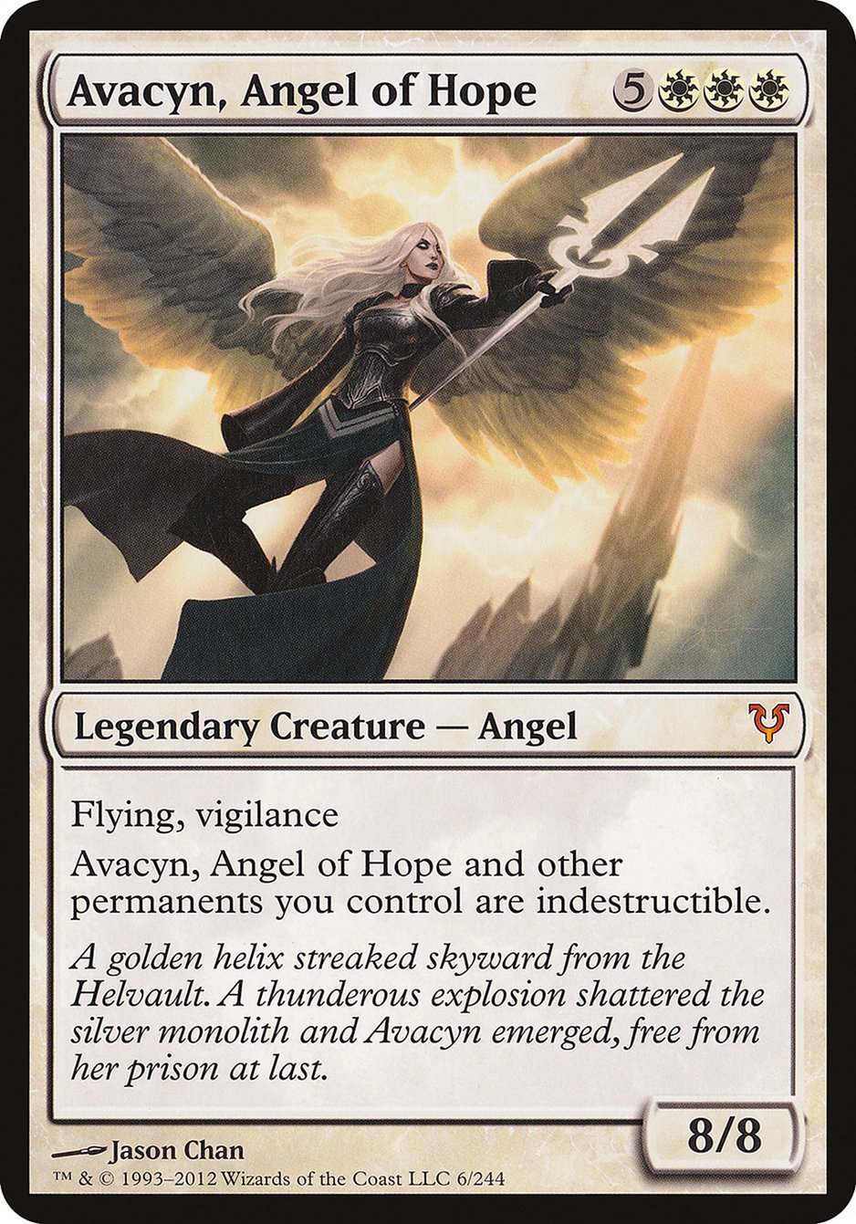 Avacyn, Angel of Hope (Oversized) [Open the Helvault] | Exor Games Dartmouth