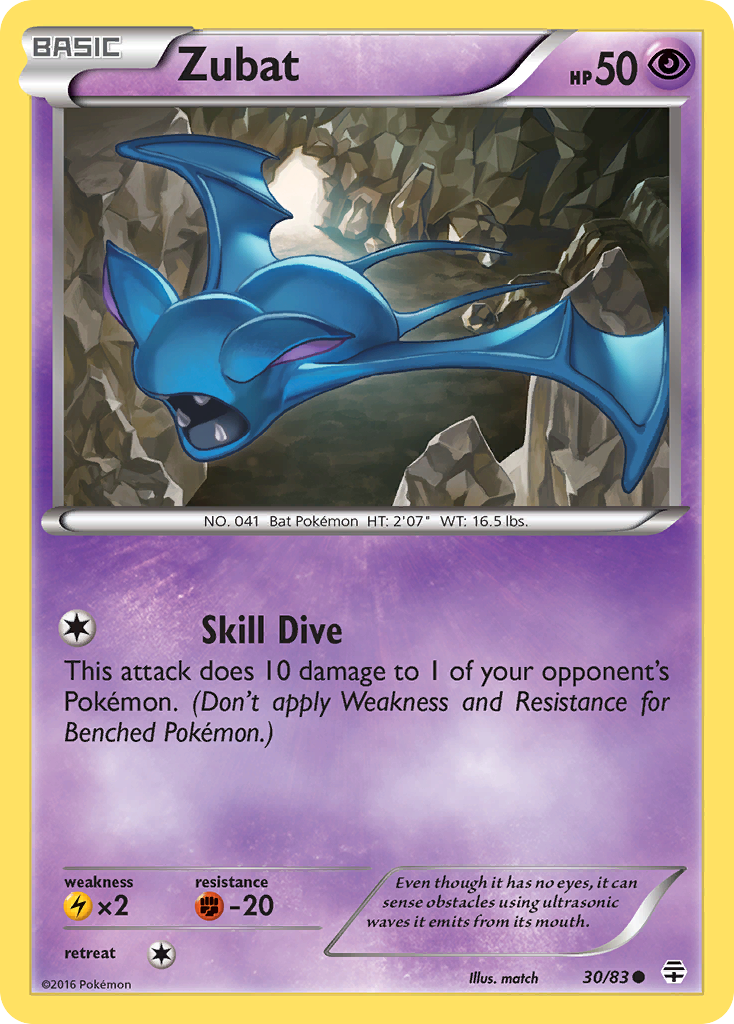 Zubat (30/83) [XY: Generations] | Exor Games Dartmouth