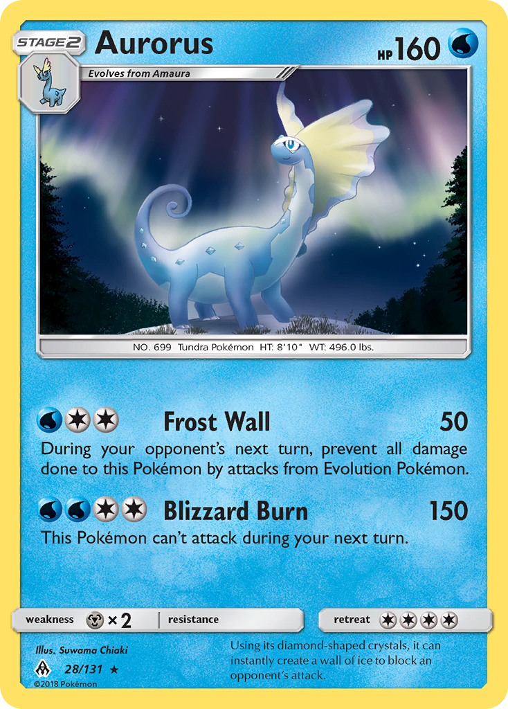 Aurorus (28/131) [Sun & Moon: Forbidden Light] | Exor Games Dartmouth