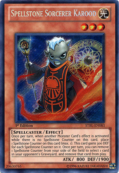 Spellstone Sorcerer Karood [STBL-EN083] Secret Rare | Exor Games Dartmouth