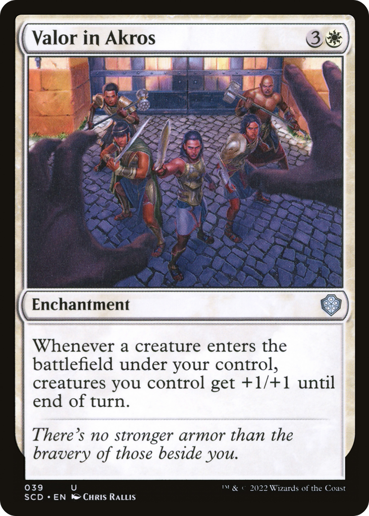 Valor in Akros [Starter Commander Decks] | Exor Games Dartmouth