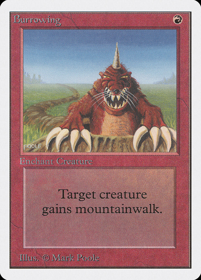Burrowing [Unlimited Edition] | Exor Games Dartmouth
