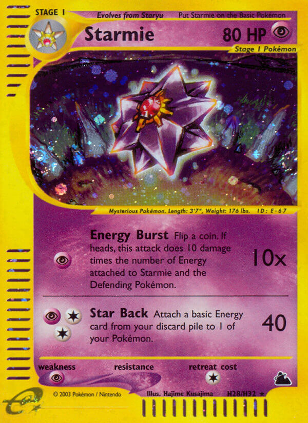 Starmie (H28/H32) [Skyridge] | Exor Games Dartmouth