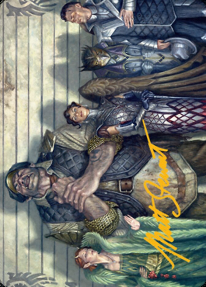 Rogues' Gallery Art Card (Gold-Stamped Signature) [Streets of New Capenna Art Series] | Exor Games Dartmouth