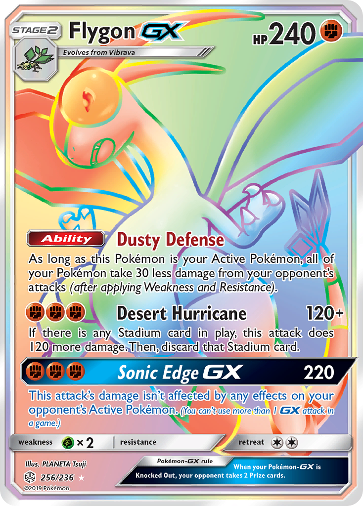 Flygon GX (256/236) [Sun & Moon: Cosmic Eclipse] | Exor Games Dartmouth